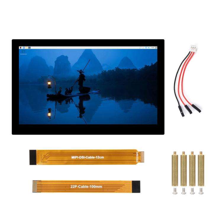WAVESHARE 13.3 inch High Resolution DSI Capacitive Touch Display, 1920 × 1080, IPS, Toughened Gl...