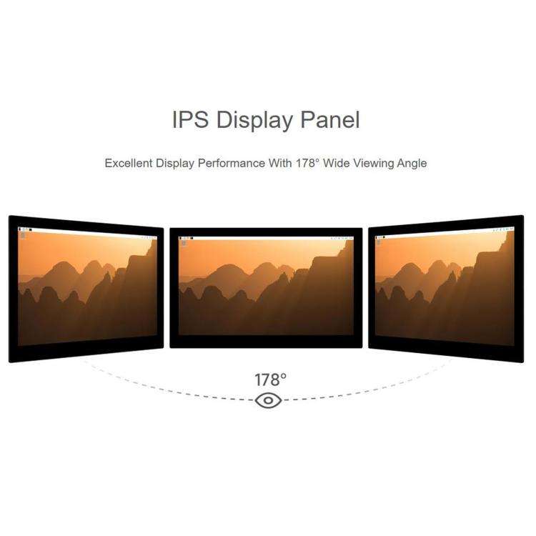 WAVESHARE 13.3 inch High Resolution DSI Capacitive Touch Display, 1920 × 1080, IPS, Toughened Gl...
