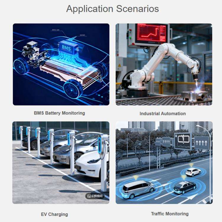 Waveshare CAN FD Protocol Converter CAN FD To RS232/RS485 Bidirectional Data Communication