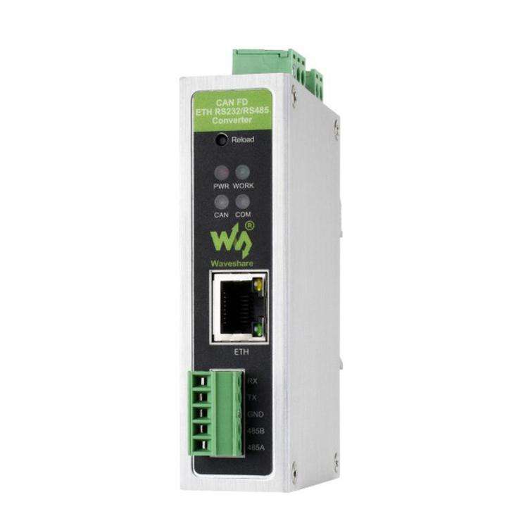 Waveshare CAN FD Protocol Converter CAN FD To ETH/RS232/RS485 Bidirectional Data Communication