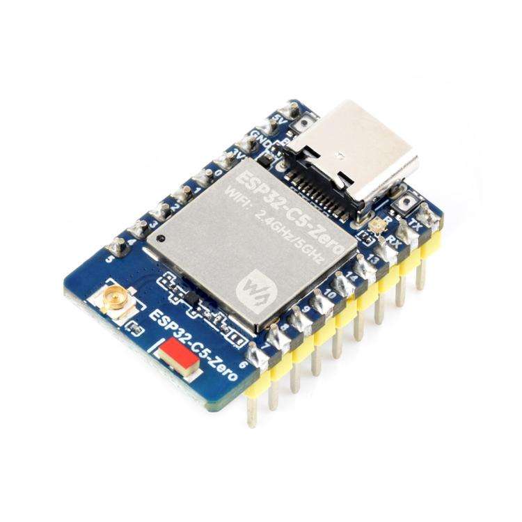 Waveshare ESP32-C5-Zero Mini Development Board With RISC-V 32-Bit Processor, Version: Pin Header ...