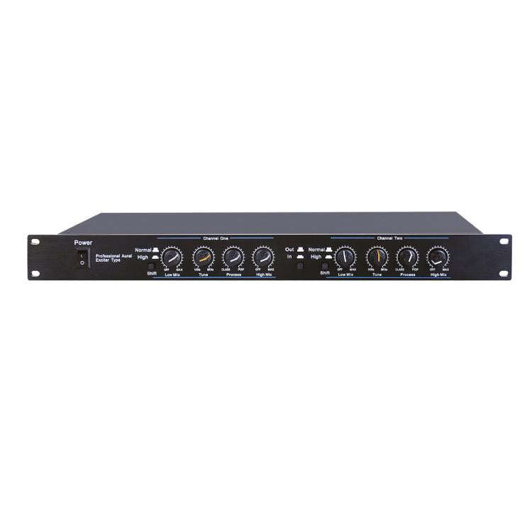 EX3000 Professional Aural Exciter Dual-Channel 1U Rackmount Audio Processor With DSP Reverb, EU Plug
