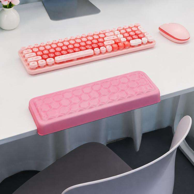 L-Shaped Elbow Pad for Desk Ergonomic Keyboard Wrist Rest Support Non-Slip Soft Foam Cushion for ...