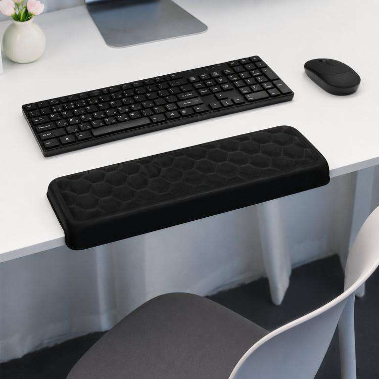 L-Shaped Elbow Pad for Desk Ergonomic Keyboard Wrist Rest Support Non-Slip Soft Foam Cushion for ...