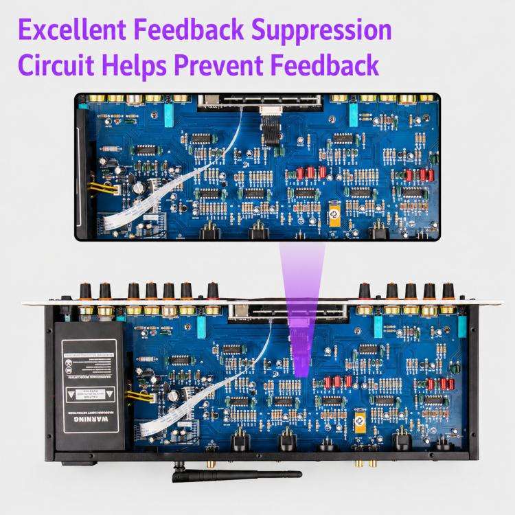 MP-300 Professional Audio Exciter Pre-Processor With Bluetooth USB Optical Input For KTV Stage UK...