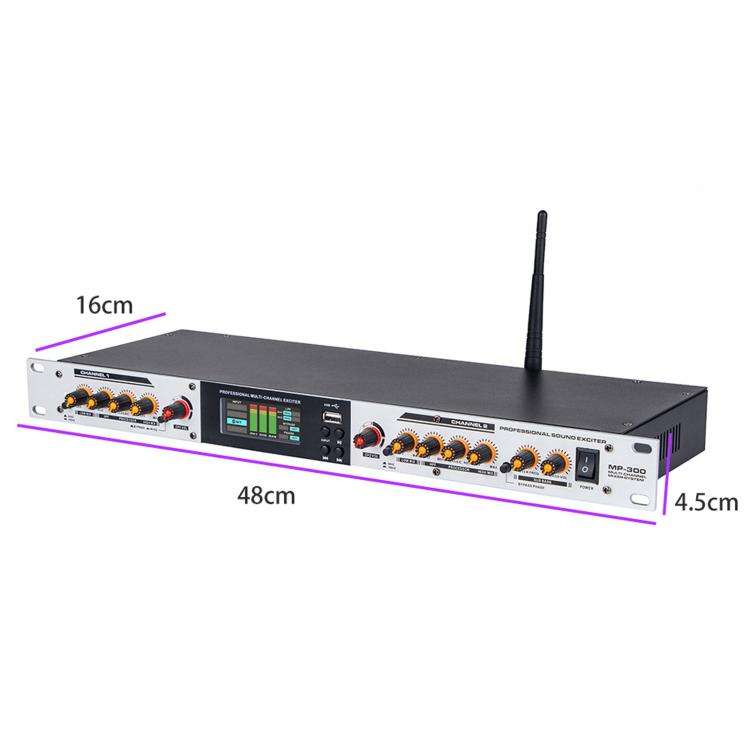 MP-300 Professional Audio Exciter Pre-Processor With Bluetooth USB Optical Input For KTV Stage UK...