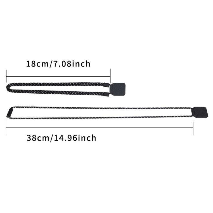 Magnetic Lanyard for DJI Mic Mini 2 & Mic 2 Hidden Neck Strap Mount Holder(Black)