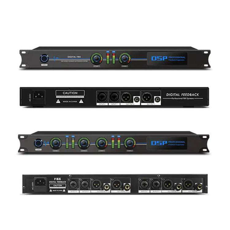 FBX440 DSP Digital Feedback Suppressor Professional Anti-Howling Processor For Microphones(UK Plug)