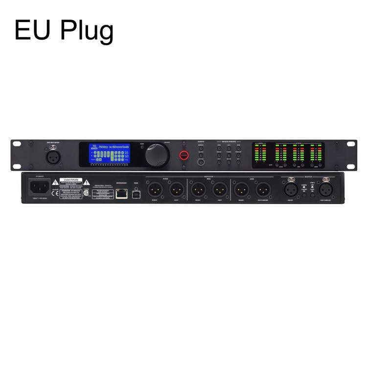 PA2 Digital Audio Processor Speaker Management System 2 Input 6 Output Crossover DSP EU Plug