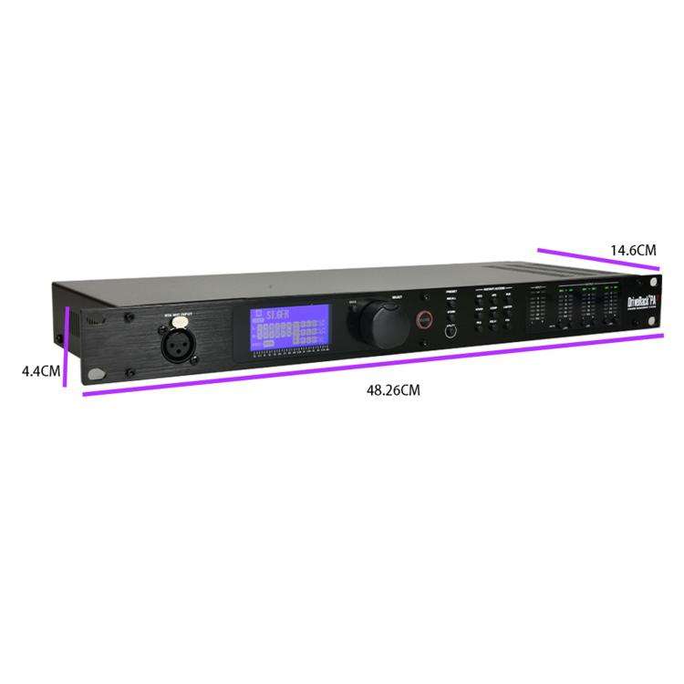 PA2 Digital Audio Processor Speaker Management System 2 Input 6 Output Crossover DSP UK Plug