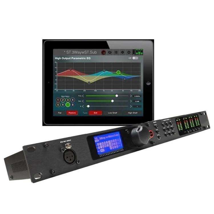 PA2 Digital Audio Processor Speaker Management System 2 Input 6 Output Crossover DSP UK Plug