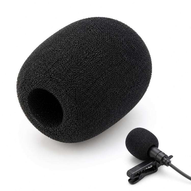 Microphone Foam Cover Universal Headset Lapel Lavalier Mic Windscreen Sponge Pop Filter, Size: 31...