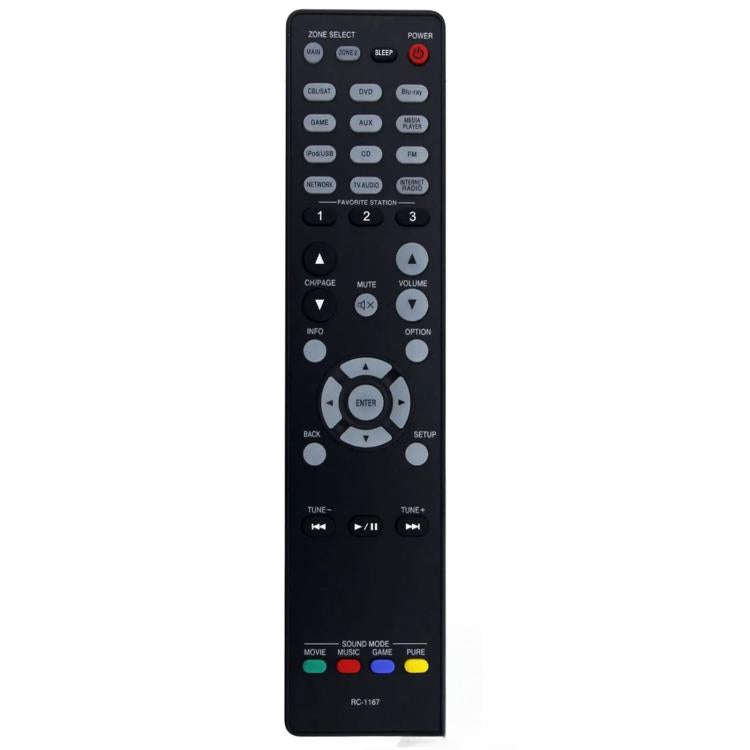 RC-1167 Replacement Remote Control For Denon AV Receiver Audio Video Controller