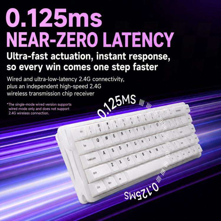 MONSGEEK Verve 68 ARGB 2-Layer Keycaps Magnetic Switch Keyboard E-Sports Gaming Mechanical Keyboa...