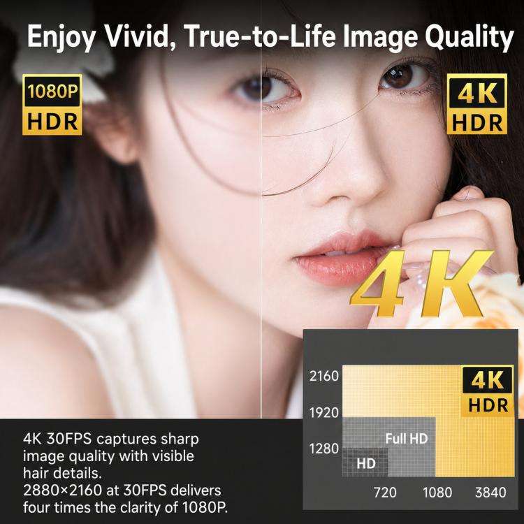 4K Video Camera Camcorder 48MP 3.0 Inch IPS Touch Screen With IR Night Vision 16X Digital Zoom Wi...