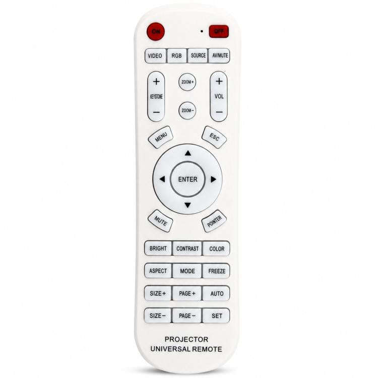 Universal Projector Remote Control Replacement Compatible with Epson BenQ Optoma Acer NEC