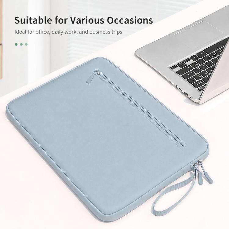 Okade T61 Slim Laptop Sleeve Bag With Front Pocket and Handle Water Resistant Notebook Carrying C...