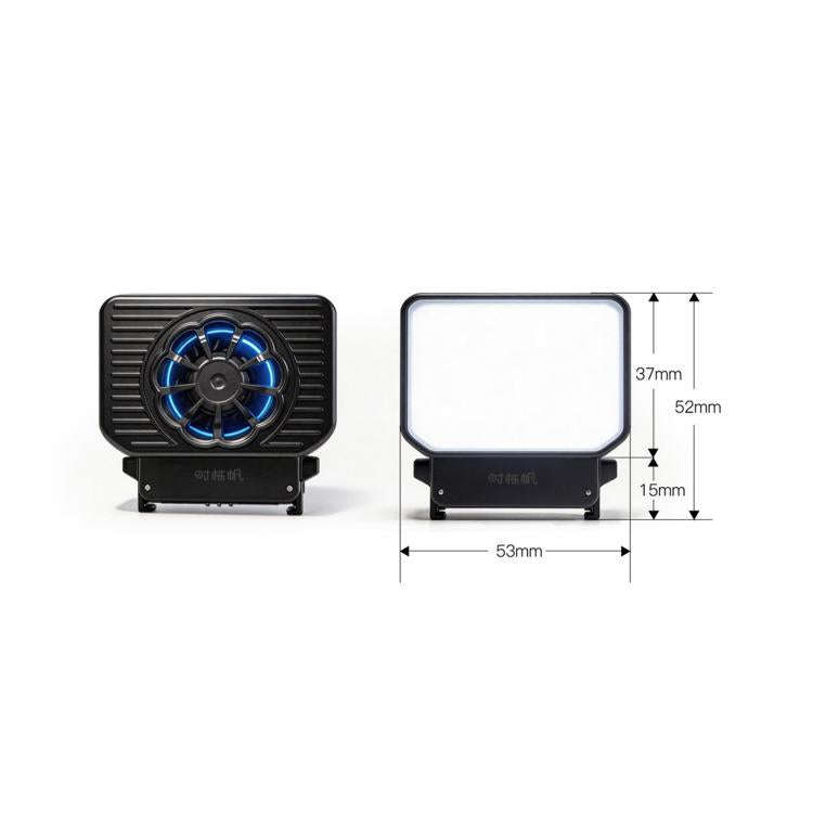 For DJI Osmo Action 6 ShiYifan 2 In 1 Cooling Fan & Fill Light
