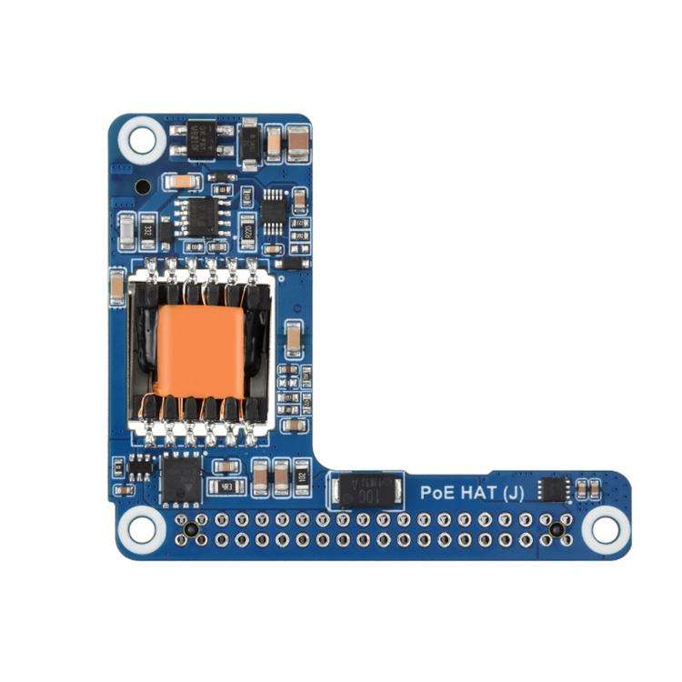 Waveshare 5/CM5 Dedicated PoE(+) Expansion Board For Raspberry Pi, Model: 34612+ Case