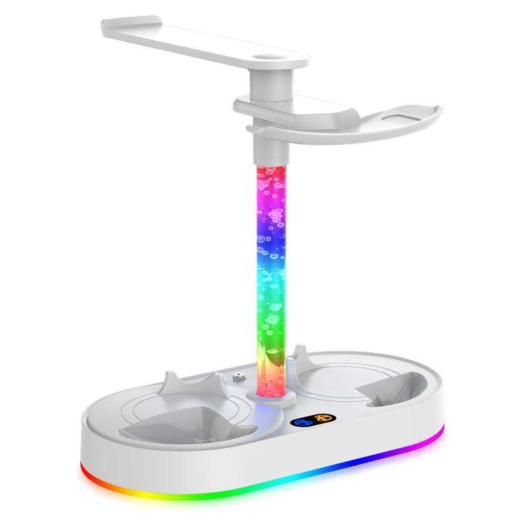 ipega RGB Charging Dock For PS5 VR2 / PlayStation VR2 Controller Charger Station & VR Headset Sta...