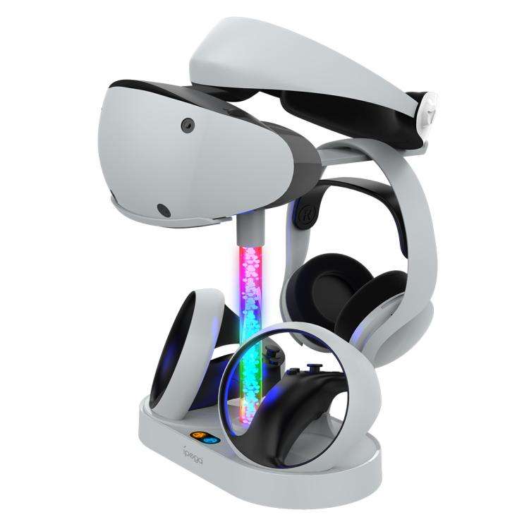 ipega RGB Charging Dock For PS5 VR2 / PlayStation VR2 Controller Charger Station & VR Headset Sta...