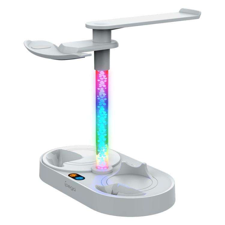 ipega RGB Charging Dock For PS5 VR2 / PlayStation VR2 Controller Charger Station & VR Headset Sta...