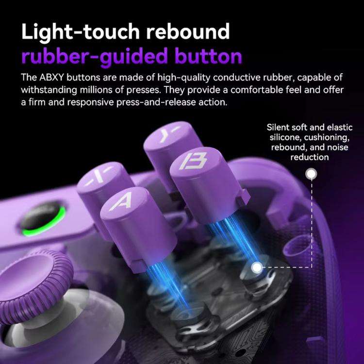 BSP G3 Tri-Mode Game Controller With Carbon Joysticks Macro Keys For PC / Switch / PS4 / iOS & An...