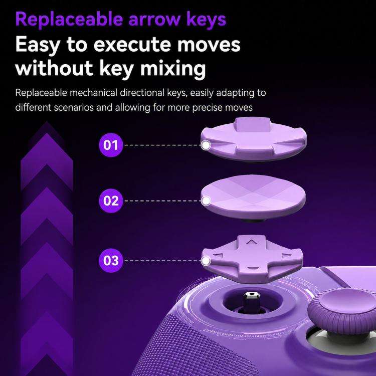 BSP G3 Tri-Mode Game Controller With Carbon Joysticks Macro Keys For PC / Switch / PS4 / iOS & An...