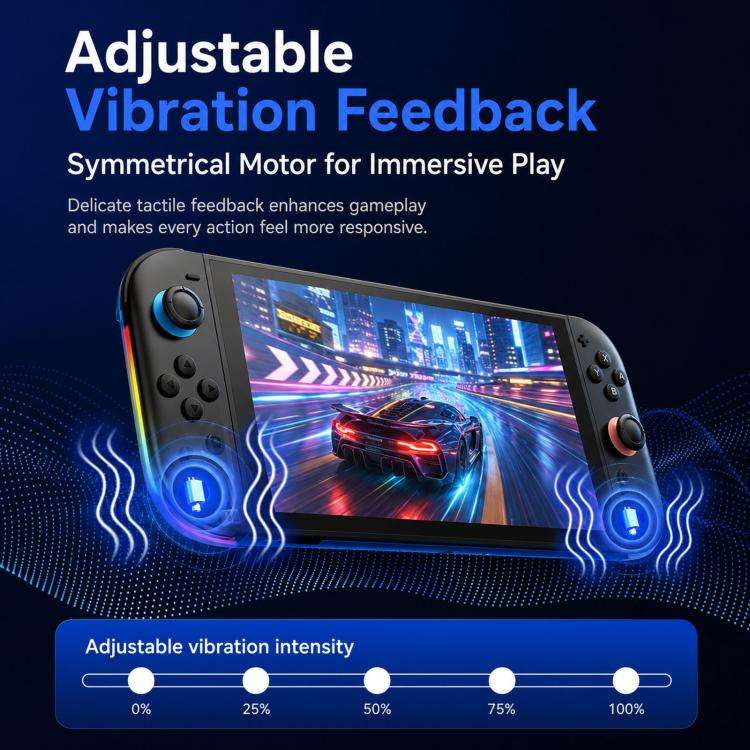 JOY-06 Magnetic Wireless Controllers For Switch 2 With Carbon Film Joysticks, 9-Axis Gyro, One-Ke...