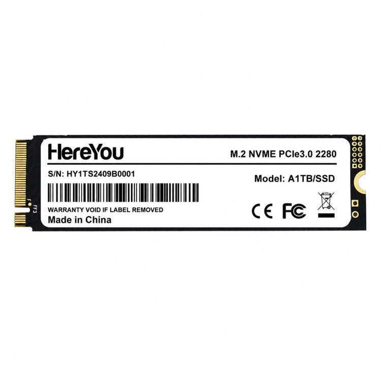 HereYou M.2 NVMe PCIe 3.0 SSD 2280 Internal Solid State Drive For Laptop, Capacity: 1TB
