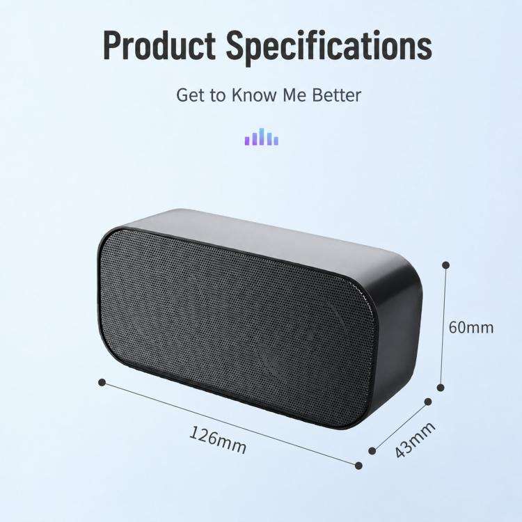USB Computer Speaker with Built-in Microphone & Sound Card Mini Desktop Stereo Soundbar
