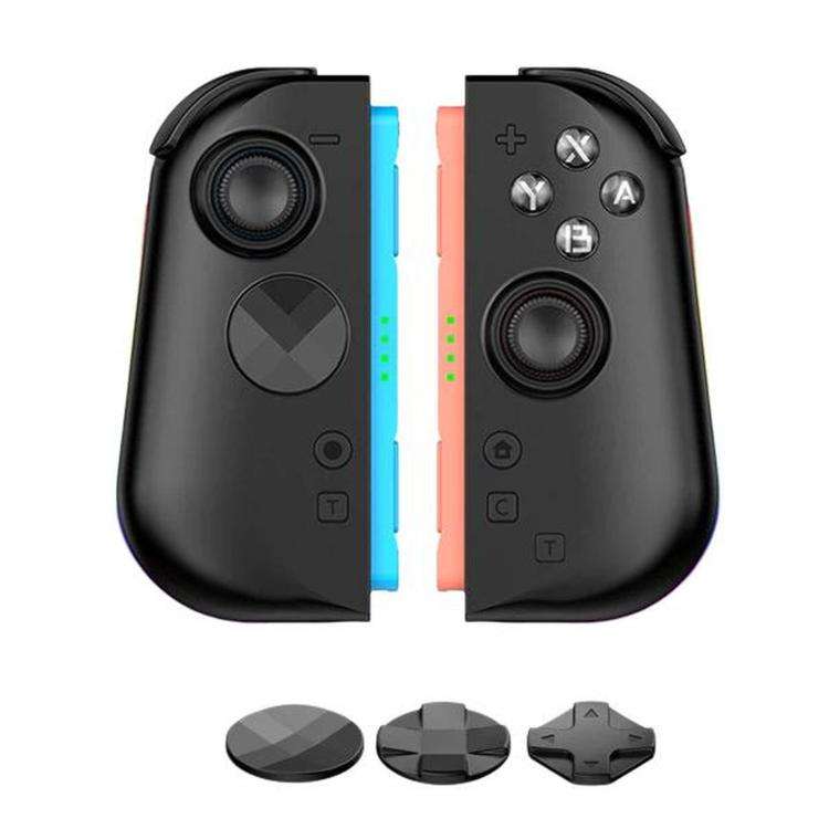 For Nintendo Switch 2 Left + Right Magnetic Controllers 9-Axis RGB Motion-Sensing Hall-Effect Joy...