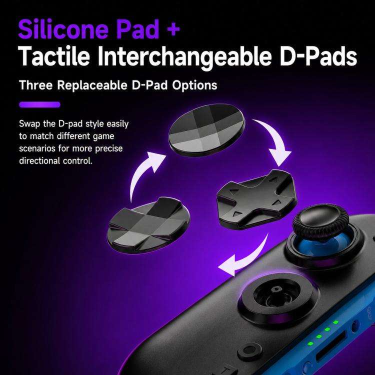 For Nintendo Switch 2 Left + Right Magnetic Controllers 9-Axis RGB Motion-Sensing Hall-Effect Joy...