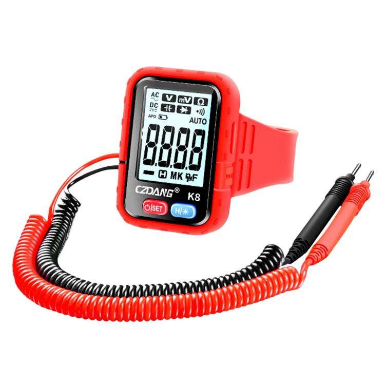 CZDANG K8 High Precision Digital Wrist Multimeter Portable Smart Voltage & Resistance Tester
