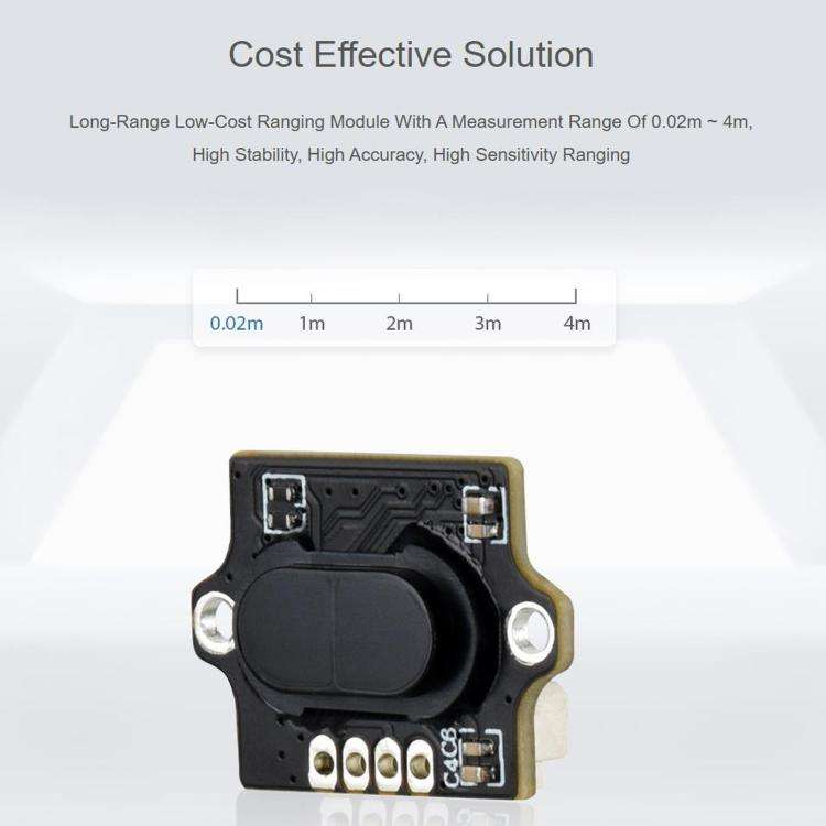 WAVESHARE MINI Laser Range Sensor, Based On Time-of-Flight Technology, Built-in Controller And Ra...