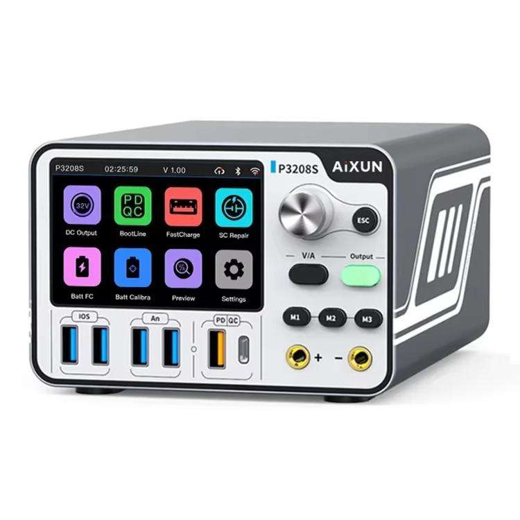 AiXun P3208S Intelligent Adjustable DC Regulated Power Supply Meter Mobile Phone Repair Power Sup...