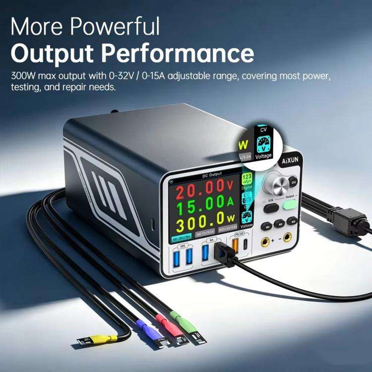 AiXun P3208S Intelligent Adjustable DC Regulated Power Supply Meter Mobile Phone Repair Power Sup...