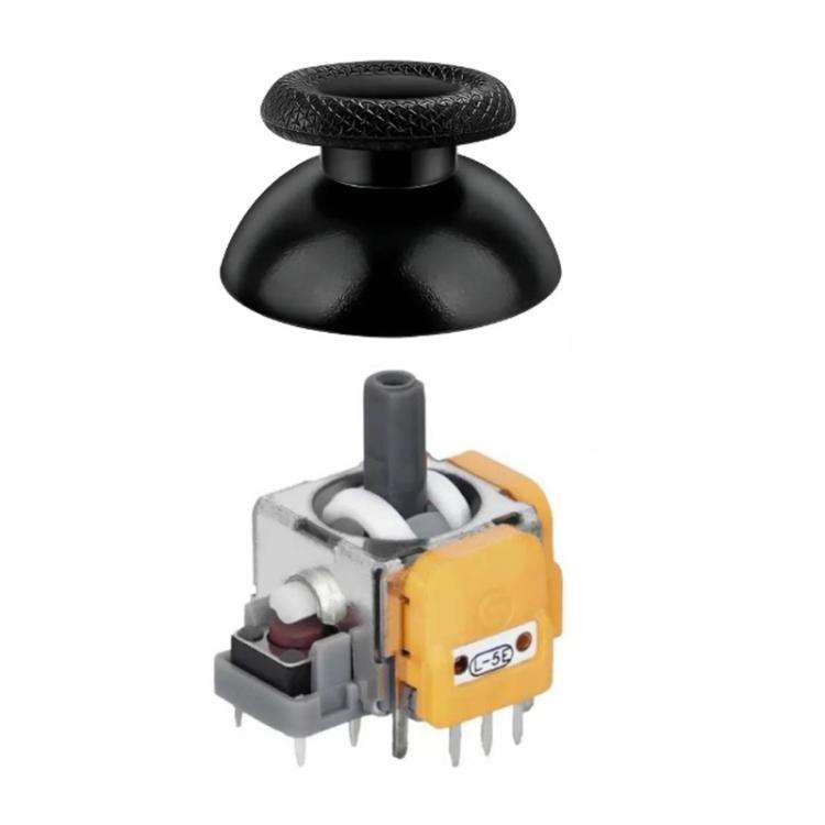 1 Set For PS5 Controller GINFULL Gen 4 Hall Effect Joystick Replacement 3D Analog Module & Cap
