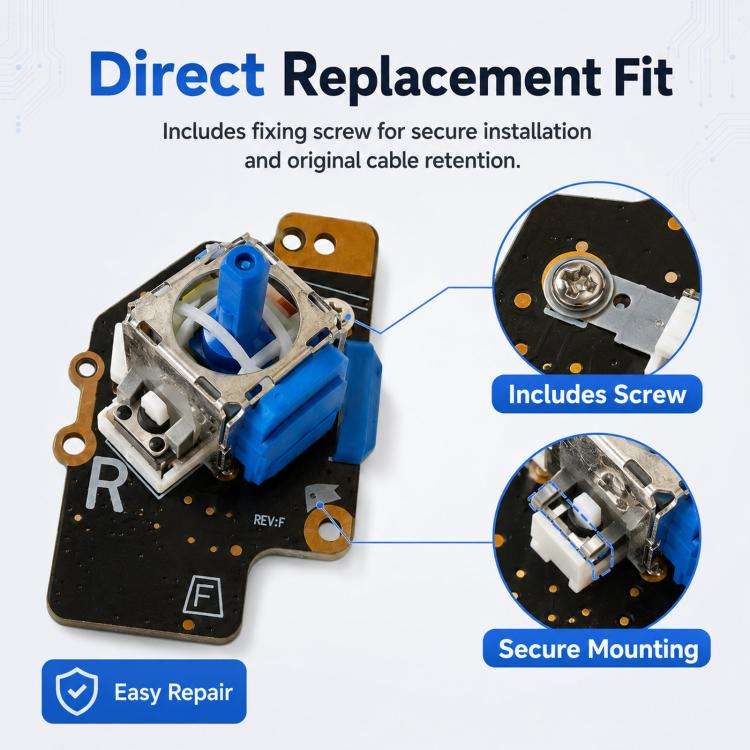 For Steam Deck TMR Electromagnetic Joystick Module Analog Stick 1 Pair  Repair Tool Kit