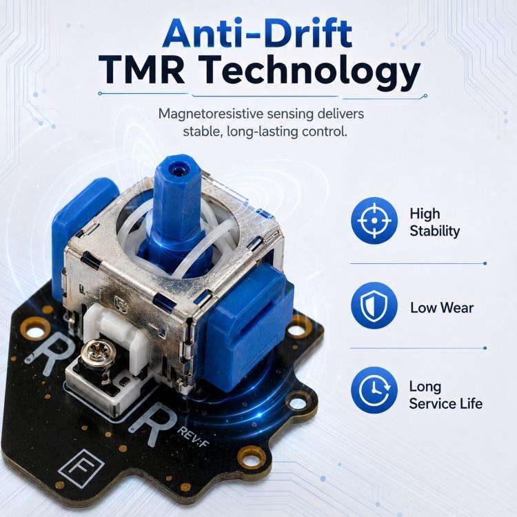 For Steam Deck TMR Electromagnetic Joystick Module Analog Stick 1 Pair  Repair Tool Kit