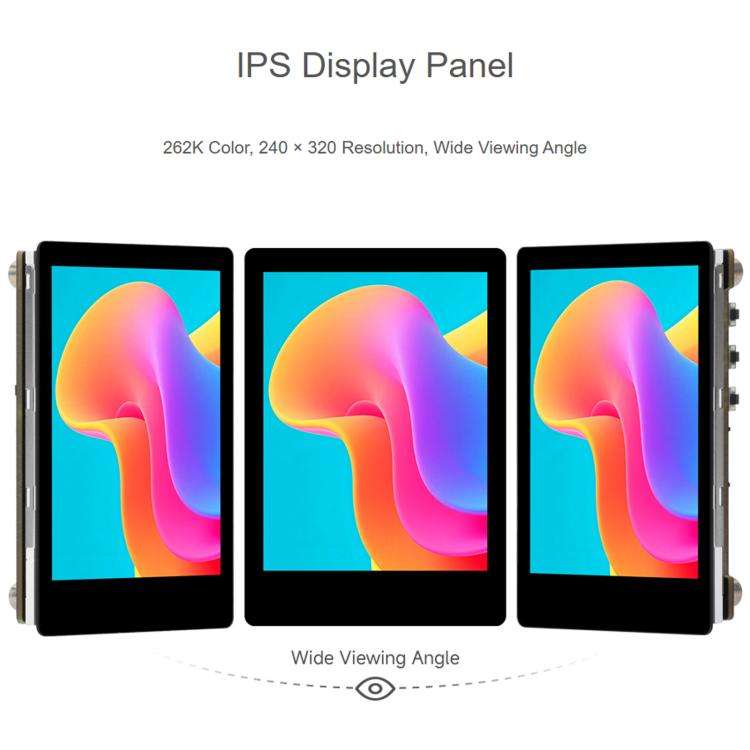 WAVESHARE 35066 ESP32-C6 2.8 Inch IPS Capacitive Touch Display Development Board Ntegrated Wi-Fi ...