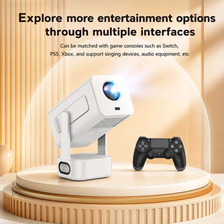 C360 Home Mini Portable HD Projector With Built-In Speaker AU Plug