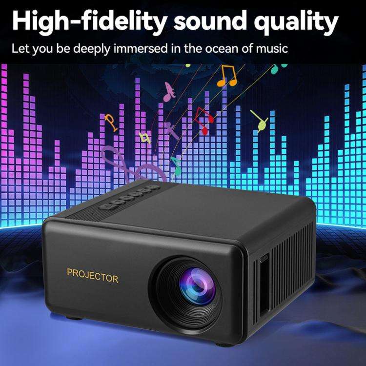 M4 Rotatable HD Mini Projector 1080P Portable Smart Projector UK Plug