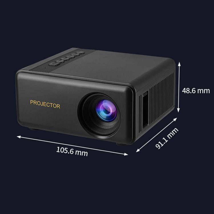 M4 Rotatable HD Mini Projector 1080P Portable Smart Projector UK Plug