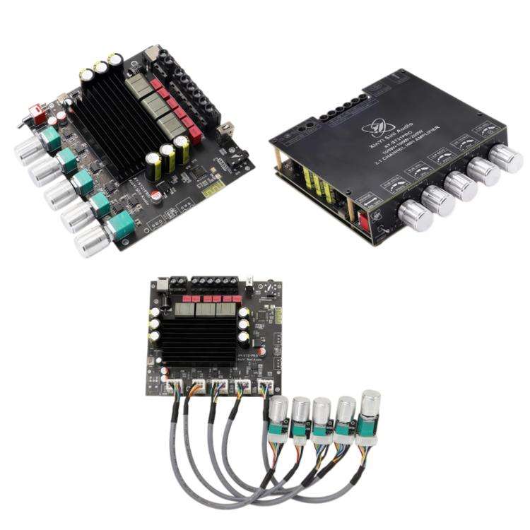 ST21PRO Bluetooth Digital Amplifier Board 2.1 Channel 100W X 2 + 200W Subwoofer, Specification: A...
