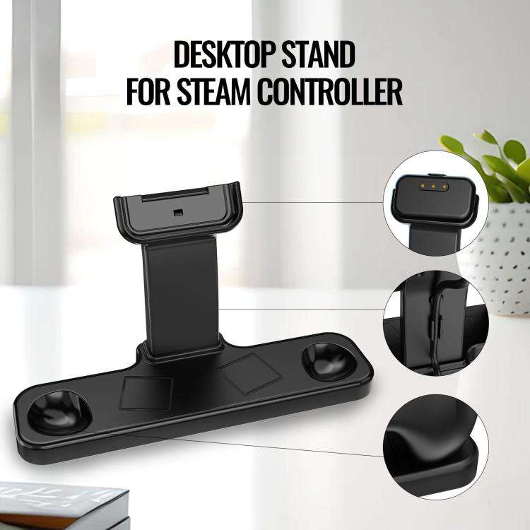 For Steam Controller 2 / 1 JYS Magnetic Charging & Display Docking Station Desktop Stand