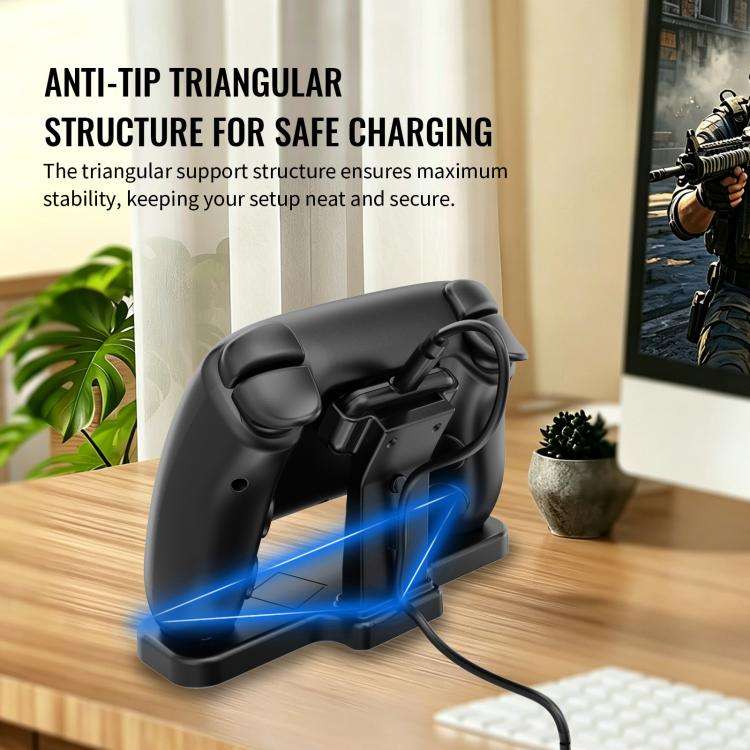 For Steam Controller 2 / 1 JYS Magnetic Charging & Display Docking Station Desktop Stand