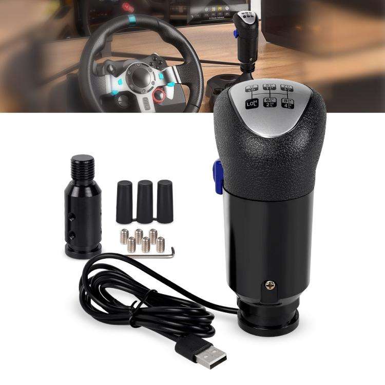 USB Gear Shift Knob For Logitech G29 / G27 / G920 Thrustmaster TH8A PC Truck Simulator Shifter