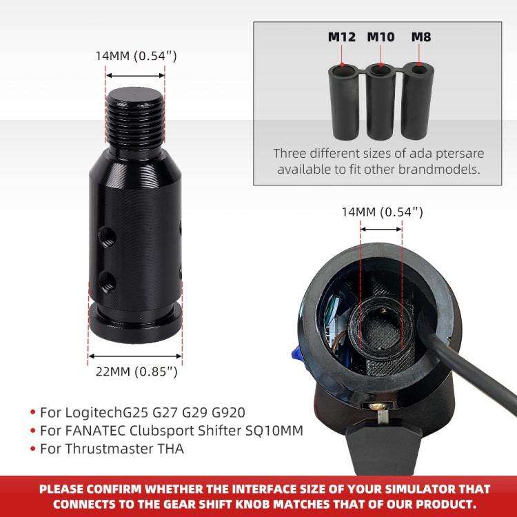 USB Gear Shift Knob For Logitech G29 / G27 / G920 Thrustmaster TH8A PC Truck Simulator Shifter