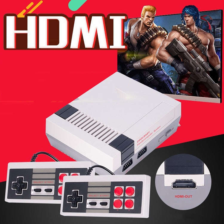 Retro Classic TV Mini HDMI HD Video Game Console, Built-in 600 Games, EU Plug